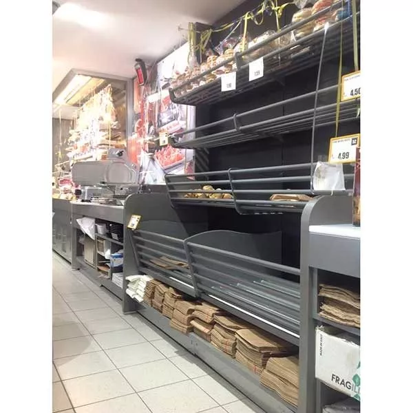 İki Katlı Aynalı Manav Reyonu