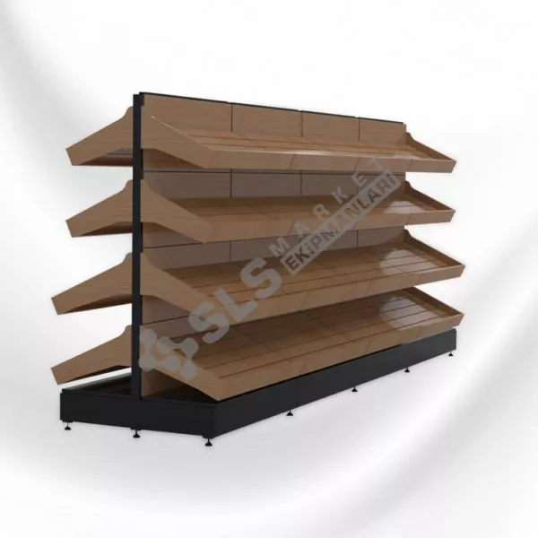 İki Katlı Aynalı Manav Reyonu