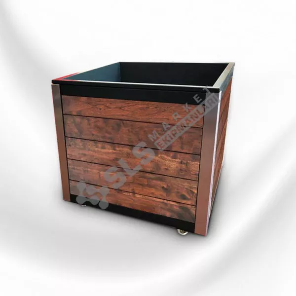 İki Katlı Aynalı Manav Reyonu