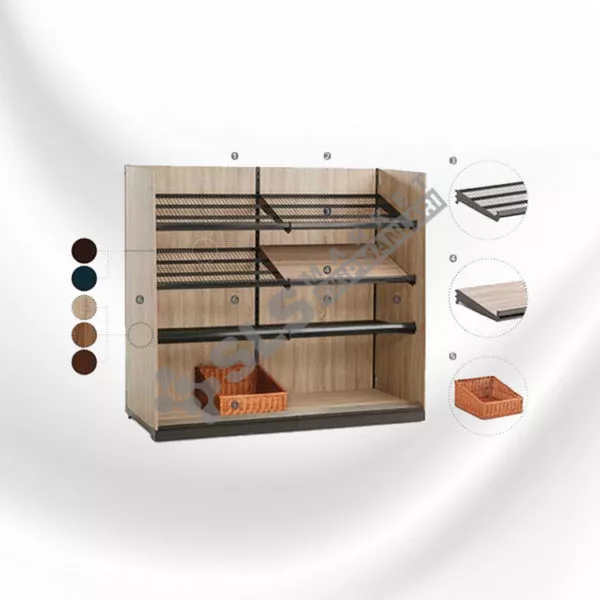 İki Katlı Aynalı Manav Reyonu