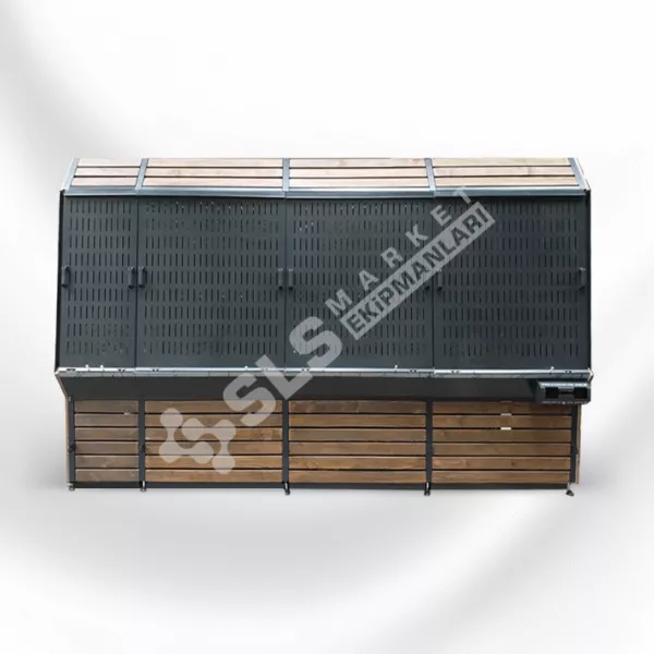 İki Katlı Aynalı Manav Reyonu