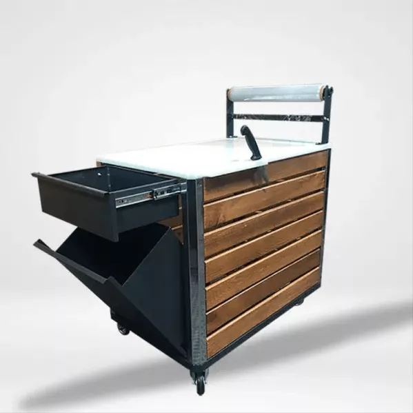 İki Katlı Aynalı Manav Reyonu