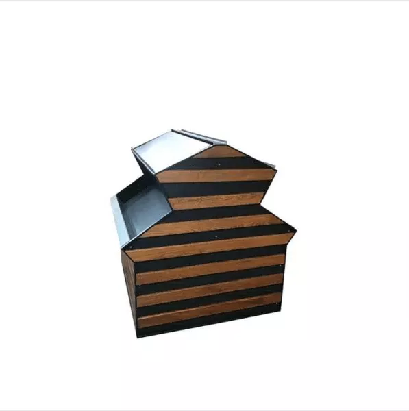 İki Katlı Aynalı Manav Reyonu